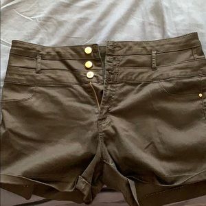 Charlotte Russe High Waisted Black Shorts